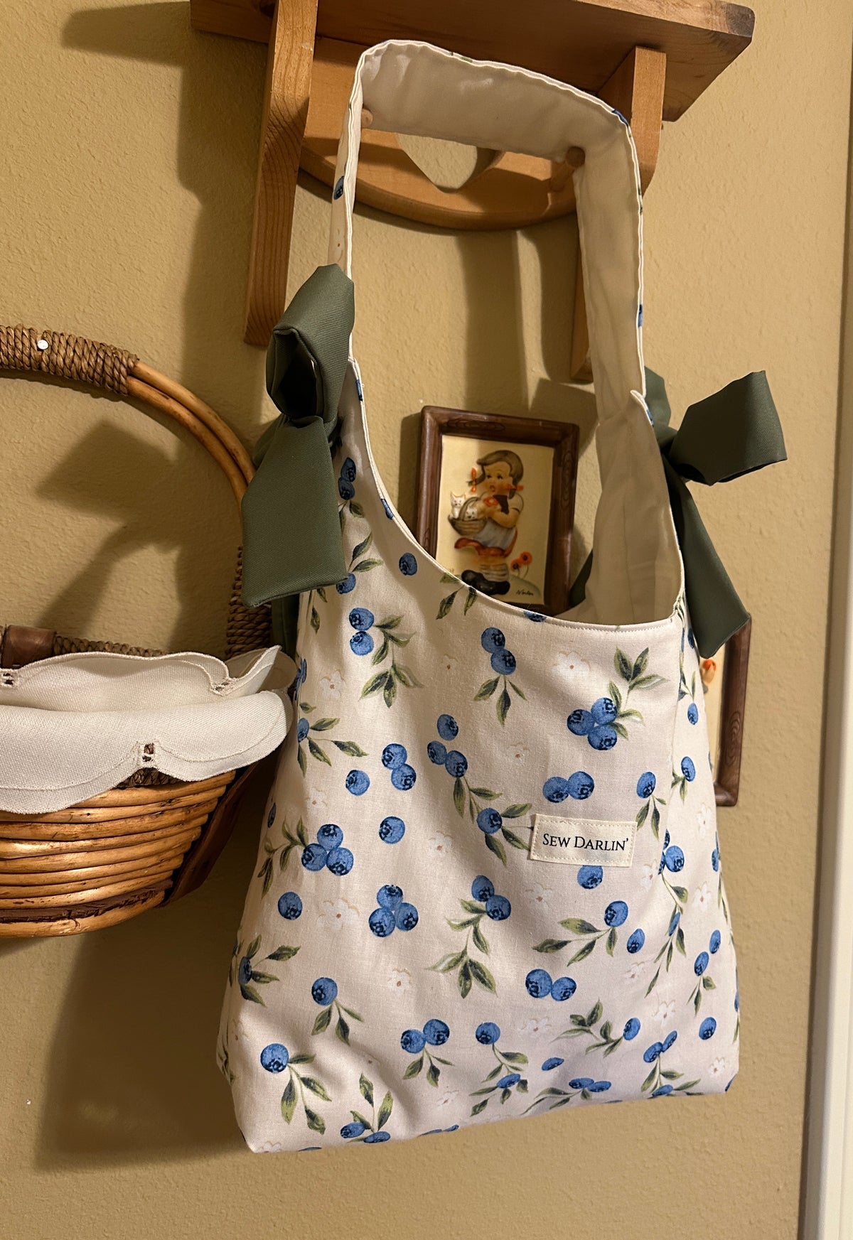 Blueberry Bow Tote