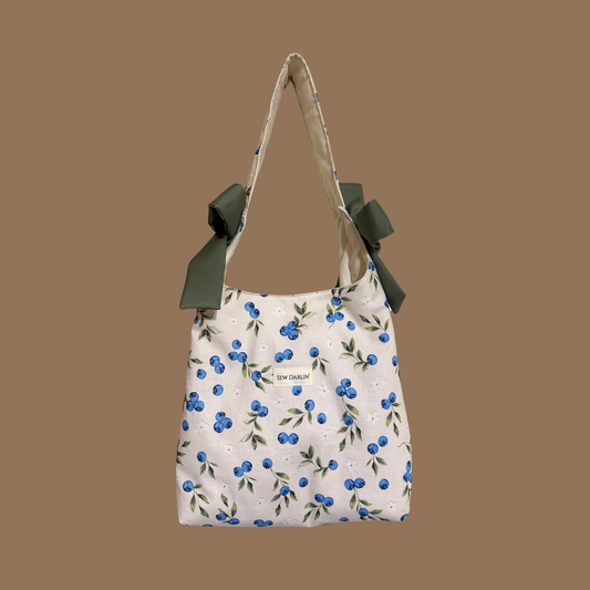 Blueberry Bow Tote