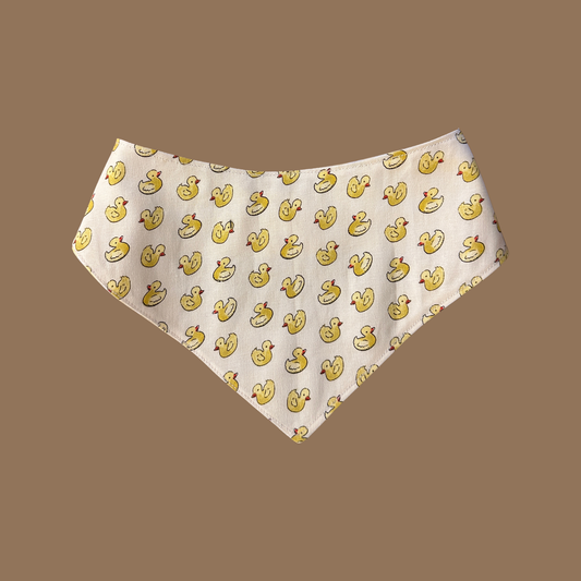 Rubber Ducky Reversible Dog Bandana